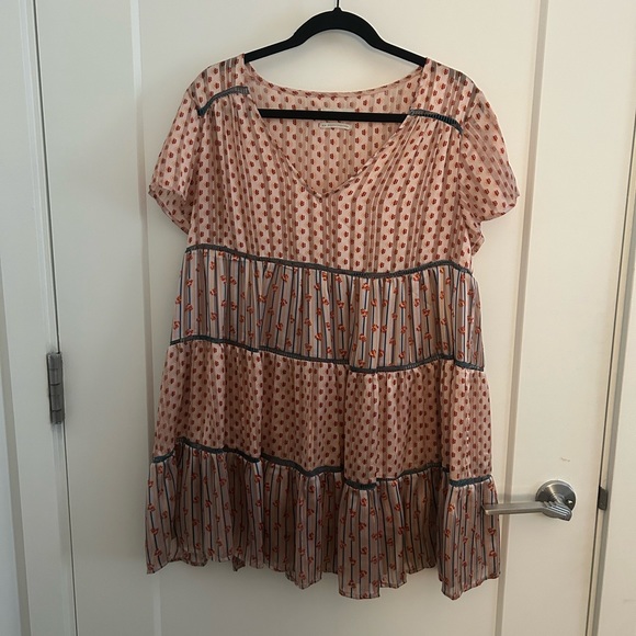Urban Outfitters Short Sleeve Babydoll Dress - Picture 3 of 5